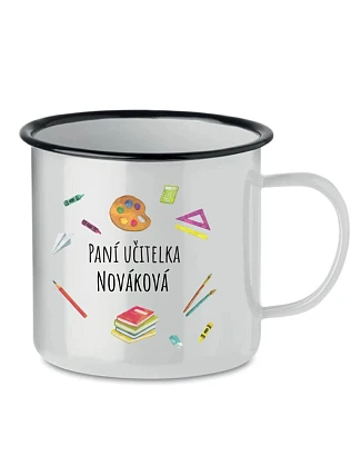 Personalizovaný retro plecháček pro paní učitelku/pana učitele (pomůcky) Personalizovaný retro plecháček pro paní učitelku/pana učitele (pomůcky)