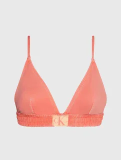 Dámský vrchní plavkový díl bikin KW0KW01974 SM9 korálová - Calvin Klein