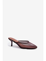 Klapky na podpatku model 229284 Step in style Klapky na podpatku model 229284 Step in style