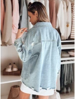 Dámská oversize džínová bunda TONACIO modrá FashionStreet TY4907