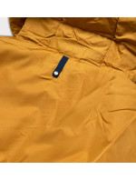 Žlutá dámská prošívaná bunda pro přechodné období (M168)