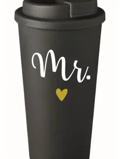 MR. - černý termohrnek 475 ml