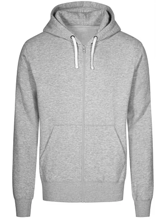 Promodoro 1650 Pánská mikina s kapucí "X.O" 40.1650 heather grey Promodoro 1650 Pánská mikina s kapucí "X.O" 40.1650 heather grey