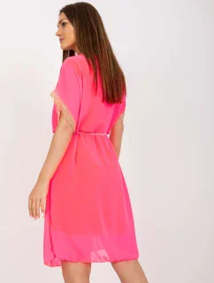 Šaty DHJ SK 1508.12 fluo růžová
