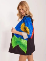 Dámské sako DHJ MA 18525 19.12x Černá mix vzor - FPrice Dámské sako DHJ MA 18525 19.12x Černá mix vzor - FPrice