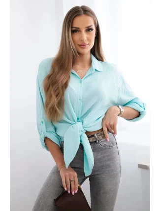 Bavlněná mušelínová košile mincovna