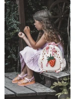 Dětské vonící sandálky na suchý zip ZAXY LL385026 Oranžové