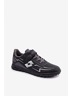 Dětské sportovní boty pro mládež LOTTO KOBALTO 2601520 Černo-Šedé