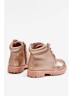 Dětské boty traperky zateplené Champagne Dexter