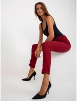 Kalhoty LK SP 506616.84 bordó Kalhoty LK SP 506616.84 bordó