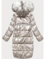 Dámská oboustranná metalická zimní bunda P21-7901 - Minority Dámská oboustranná metalická zimní bunda P21-7901 - Minority