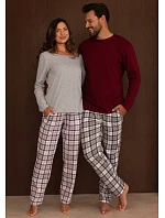 Pyžamo Regina 6006 dlouhé rukávy, velikosti S–2XL, Z26 Pyžamo Regina 6006 dlouhé rukávy, velikosti S–2XL, Z26