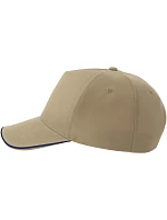 Atlantis Headwear Recy Five Piping 5 panelová sandwich kšiltovka 33.0282 khaki/navy Atlantis Headwear Recy Five Piping 5 panelová sandwich kšiltovka 33.0282 khaki/navy