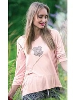 Klíč LNS 731 A26 3/4 2XL-3XL dámské pyžamo Klíč LNS 731 A26 3/4 2XL-3XL dámské pyžamo