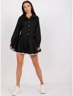 Dámské šaty-DHJ-SK-6801.63P-černé Dámské šaty-DHJ-SK-6801.63P-černé