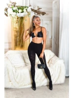 Dámské sexy punčocháče s puntíky SH8013 černé - Collant Dámské sexy punčocháče s puntíky SH8013 černé - Collant