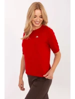 Svetr s krátkým rukávem model 216858 Factory Price Svetr s krátkým rukávem model 216858 Factory Price