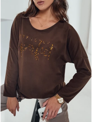Dámská oversize halenka PERFSTYLE chocolate FashionStreet RY2667