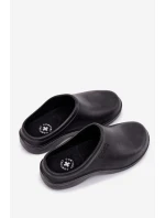 Pánské pěnové pantofle chodaky – černé