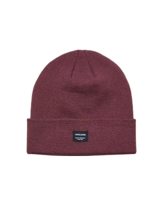 Jack & Jones Jacdna Beanie Noos M 12092815 burgundy pánské