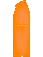 Daiber JN 569 Pánské žerzejové elastické polo 02.0569 orange/white