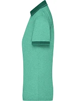 Daiber JN 705 Dámské žerzejové melírované polo 02.0705 green melange/dark green Daiber JN 705 Dámské žerzejové melírované polo 02.0705 green melange/dark green