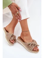 Dámské Pantofle Na Platformě S Pletením A Mašlí Multikolor Alpireda Dámské Pantofle Na Platformě S Pletením A Mašlí Multikolor Alpireda