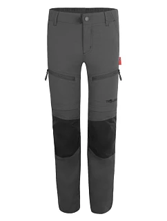 Dětské kalhoty Nordfjord Slim Fit Anthracite se zipem (853-602)