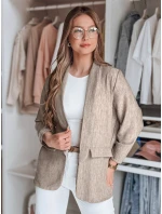 Dámská oversize bunda SOFT LOVE tmavě hnědá FashionStreet PY0130