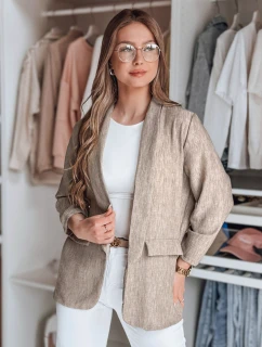 Dámská oversize bunda SOFT LOVE tmavě hnědá FashionStreet PY0130