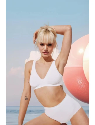 sloggi Basic+ Maxi 4P - WHITE - SLOGGI WHITE - SLOGGI