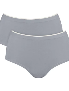 Dámské kalhotky  GO Sense Highwaist 2P - GRAY - šedé 3602 - SLOGGI