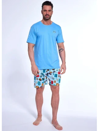 Pyžamo Cornette 326/174 Travel kr/r M-2XL pánské Pyžamo Cornette 326/174 Travel kr/r M-2XL pánské