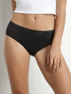 Dívčí menstruační kalhotky noční DIM TEENS MENSTRUAL BRIEF STRONG - DIM - černá