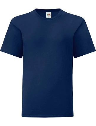 Fruit of the Loom Kids Iconic 150 T Dětské tričko 16.1023 navy