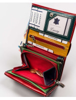 Dámské peněženky [DH] Dámská kožená peněženka R RD 02 GCL červená