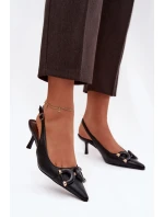 Sandály na podpatku  model 224501 Step in style