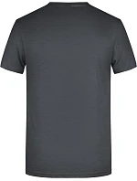Daiber 8008 Pánské tričko z bio bavlny 02.8008 black heather Daiber 8008 Pánské tričko z bio bavlny 02.8008 black heather