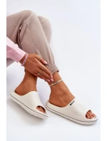 Lehké dámské pantofle Big Star Bílé