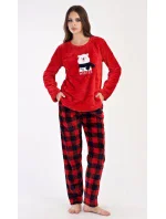 Dámské pyžamo dlouhé Méďa se šálou