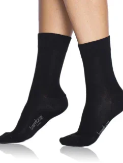 Dámské bambusové ponožky BAMBUS LADIES COMFORT SOCKS - BELLINDA - černá