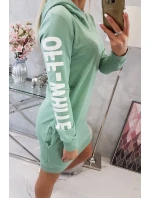 Šaty Off White dark mint