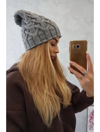 Fleecová čepice Sonia K201 tmavě šedá Fleecová čepice Sonia K201 tmavě šedá