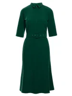 S231 Límcový dres s páskem s přezkou - zelený