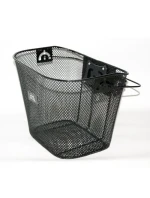 Klikněte na přední košík na kolo černý