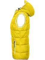 Daiber JN 1075 Dámská vesta "Maritim" 02.1075 sun yellow/white