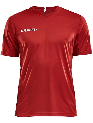 Craft Teamwear Squad Go Jersey Solid M Pánské sportovní tričko s výstřihem do V 82.5560 bright red Craft Teamwear Squad Go Jersey Solid M Pánské sportovní tričko s výstřihem do V 82.5560 bright red
