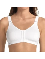 frontline open sportovní podprsenka zapínání vpředu 5523 white - Active