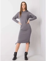 Šaty RV SK 6163.02X tmavě šedé