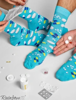 Duhové Rainbow Socks Ponožky Pro lékaře a mediky 3 Párů